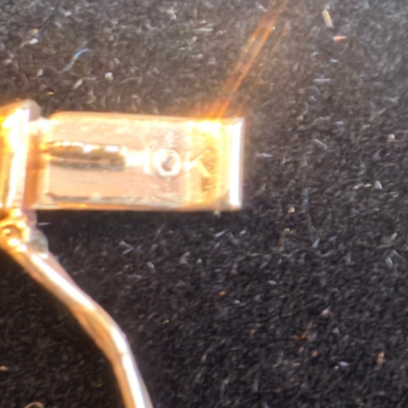 10Kt Vintage Mid Century Amethyst Bracelet - Picture 5 of 7